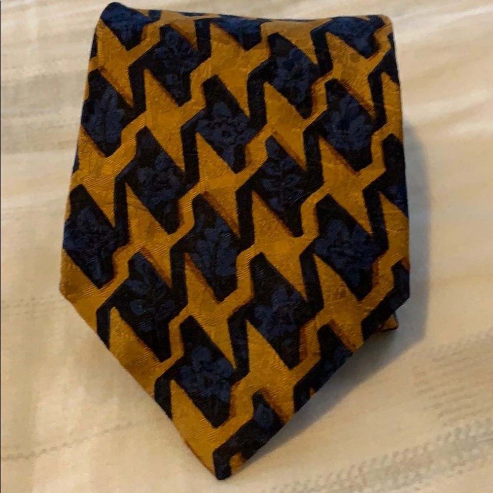 Ermenegildo Zegna Tie blue and gold